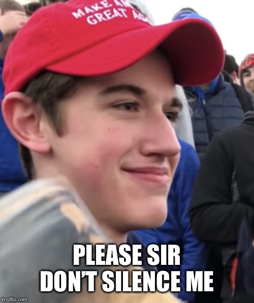 PLEASE SIR
DON’T SILENCE ME | made w/ Imgflip meme maker