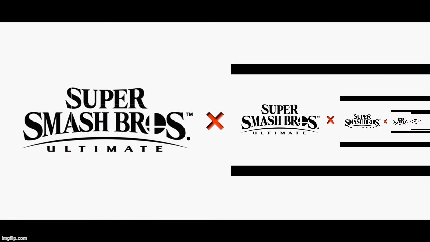 Smashception | image tagged in super smash bros ultimate x blank,super smash bros | made w/ Imgflip meme maker