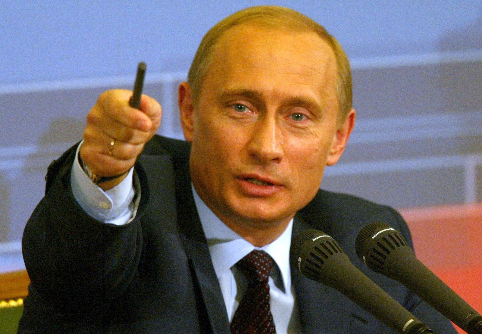 High Quality Putin pointing with a finger Blank Meme Template