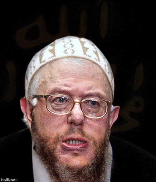 Muslim Sanders | image tagged in muslim sanders | made w/ Imgflip meme maker
