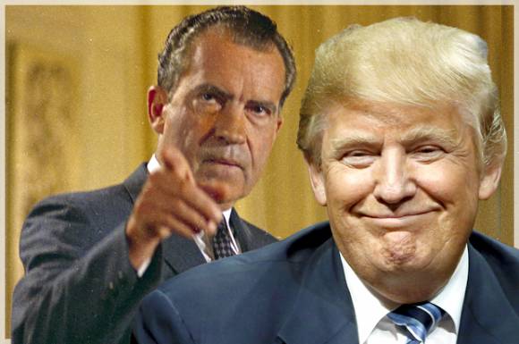 Nixon Trump - Republican crooks Blank Meme Template