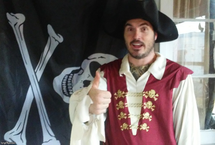 PIRATE THUMBS UP | image tagged in pirate thumbs up | made w/ Imgflip meme maker