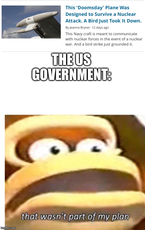 THE US GOVERNMENT: | image tagged in that wasn't part of my plan | made w/ Imgflip meme maker