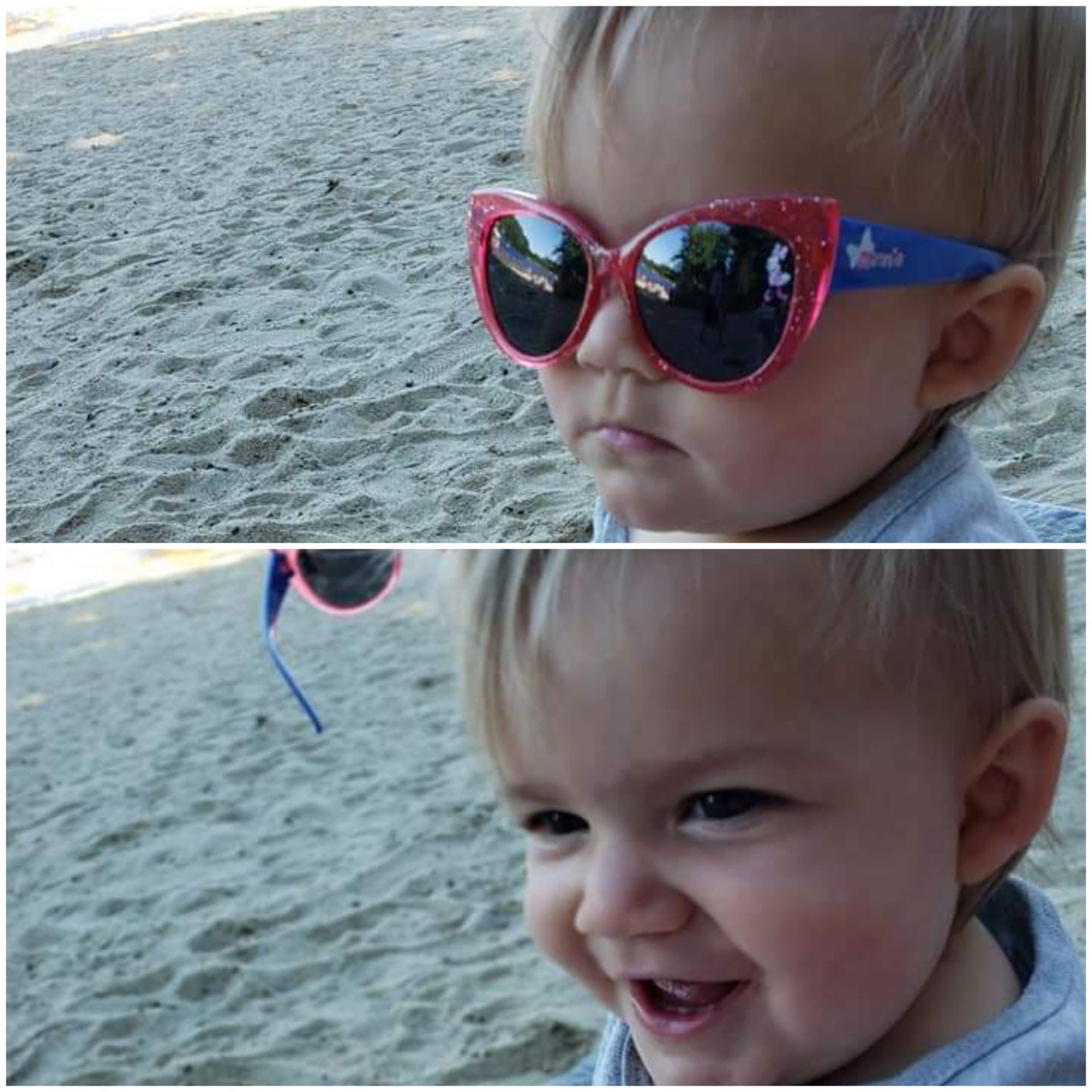 Sunglasses baby Blank Meme Template