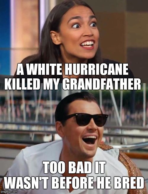 More racebaiting from the cancer that is AOC | image tagged in aoc,crazy alexandria ocasio-cortez,racebaiter | made w/ Imgflip meme maker