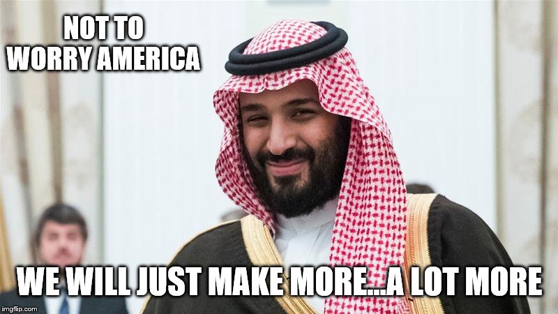 NOT TO WORRY AMERICA WE WILL JUST MAKE MORE...A LOT MORE | made w/ Imgflip meme maker