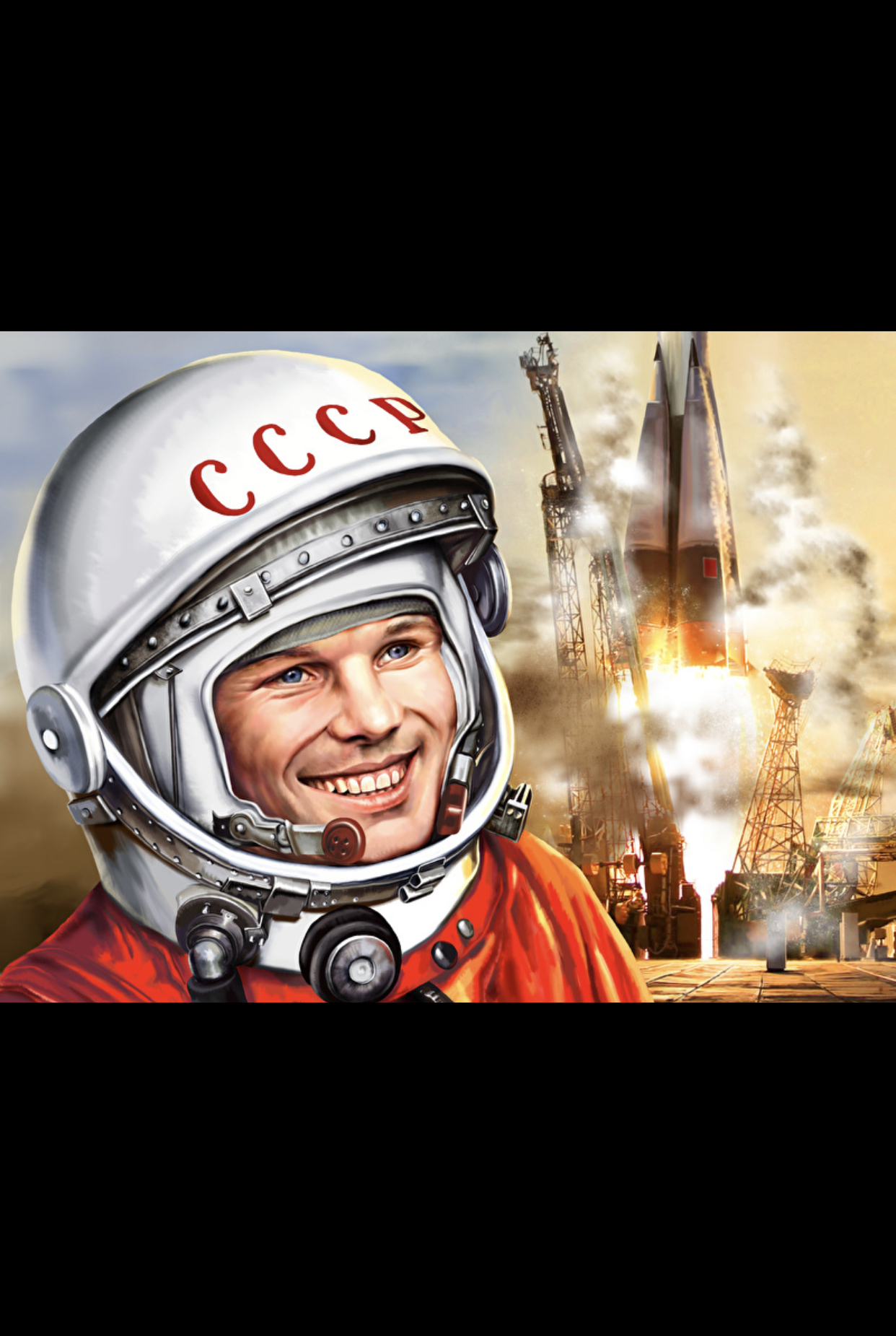 High Quality Yuri Gagarin Meme Blank Meme Template