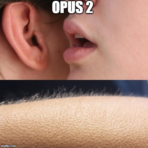 Whisper and Goosebumps | OPUS 2 | image tagged in whisper and goosebumps | made w/ Imgflip meme maker