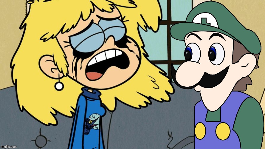 wEeGeE scares Lori Loud and makes her cry | image tagged in memes,halloween,funny,the loud house,weegee | made w/ Imgflip meme maker
