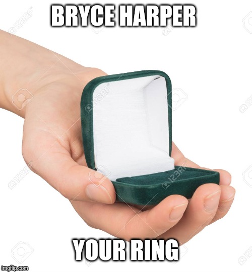 Bryce Harper | BRYCE HARPER; YOUR RING | image tagged in bryce | made w/ Imgflip meme maker
