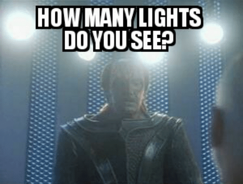 How many lights do you see Blank Meme Template