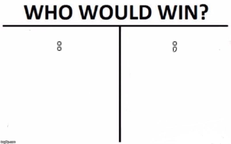 Who Would Win? Meme | : ; | image tagged in memes,who would win | made w/ Imgflip meme maker