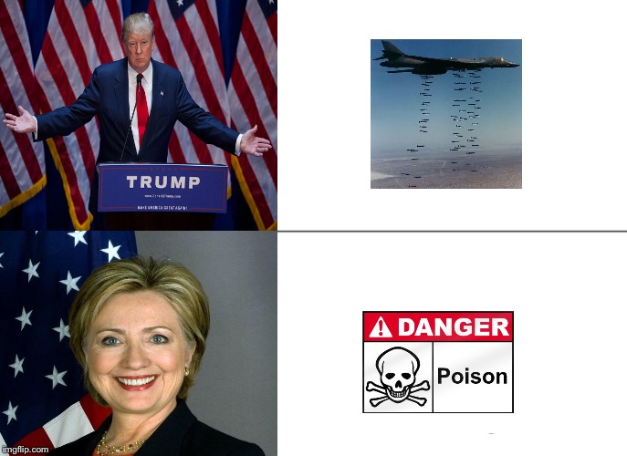 What will you choose? | image tagged in memes,anti trump,ugly hillary clinton | made w/ Imgflip meme maker