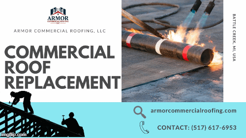 Commercial Roof Replacement | image tagged in gifs,commercial roof coatings | made w/ Imgflip images-to-gif maker
