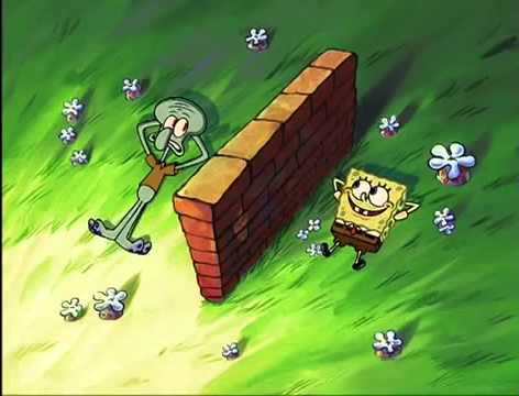 it's just you me and this brick wall you built between us Blank Meme Template