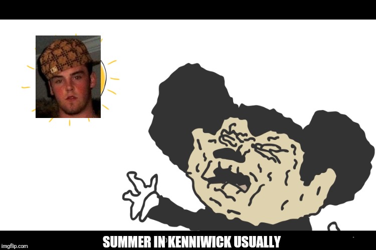 Panic Attack Mokey | SUMMER IN KENNIWICK USUALLY | image tagged in panic attack mokey | made w/ Imgflip meme maker
