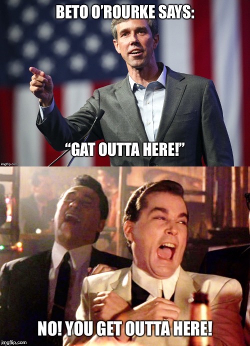 Bye-bye! | image tagged in beto,drops out,quits,orourke | made w/ Imgflip meme maker