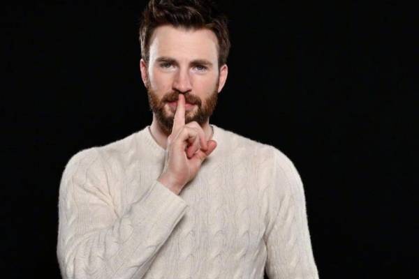 High Quality Chris Evans shh Blank Meme Template