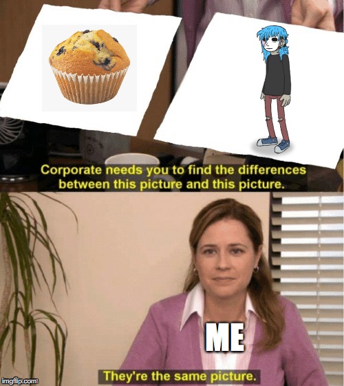 They're The Same Picture Meme | ME | image tagged in office same picture | made w/ Imgflip meme maker