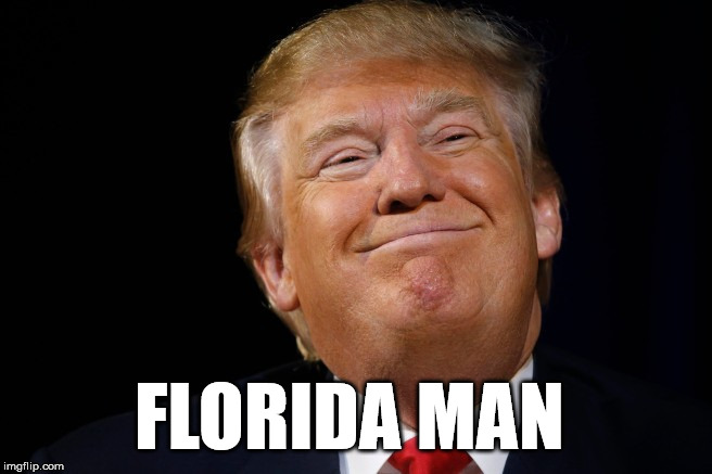 FLORIDA MAN | image tagged in PoliticalHumor | made w/ Imgflip meme maker