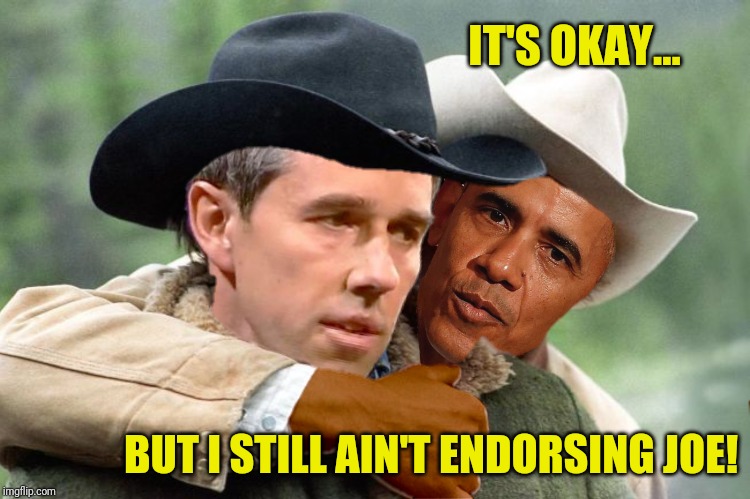 IT'S OKAY... BUT I STILL AIN'T ENDORSING JOE! | made w/ Imgflip meme maker