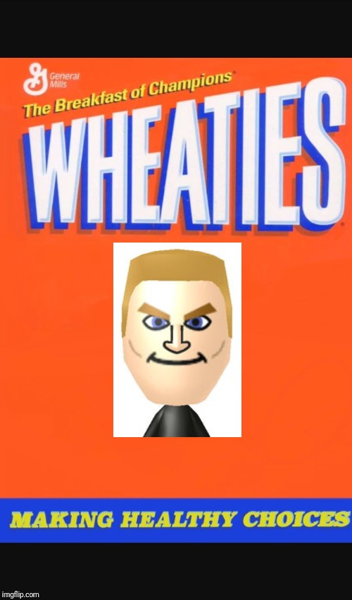 Wheaties box | image tagged in wheaties box,tyrone,wii,wii sports,wii sports resorts,wii party | made w/ Imgflip meme maker