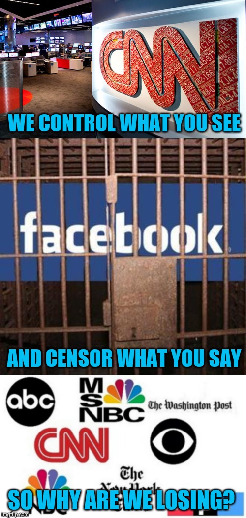Image tagged in facebook jail,cnn,media lies - Imgflip