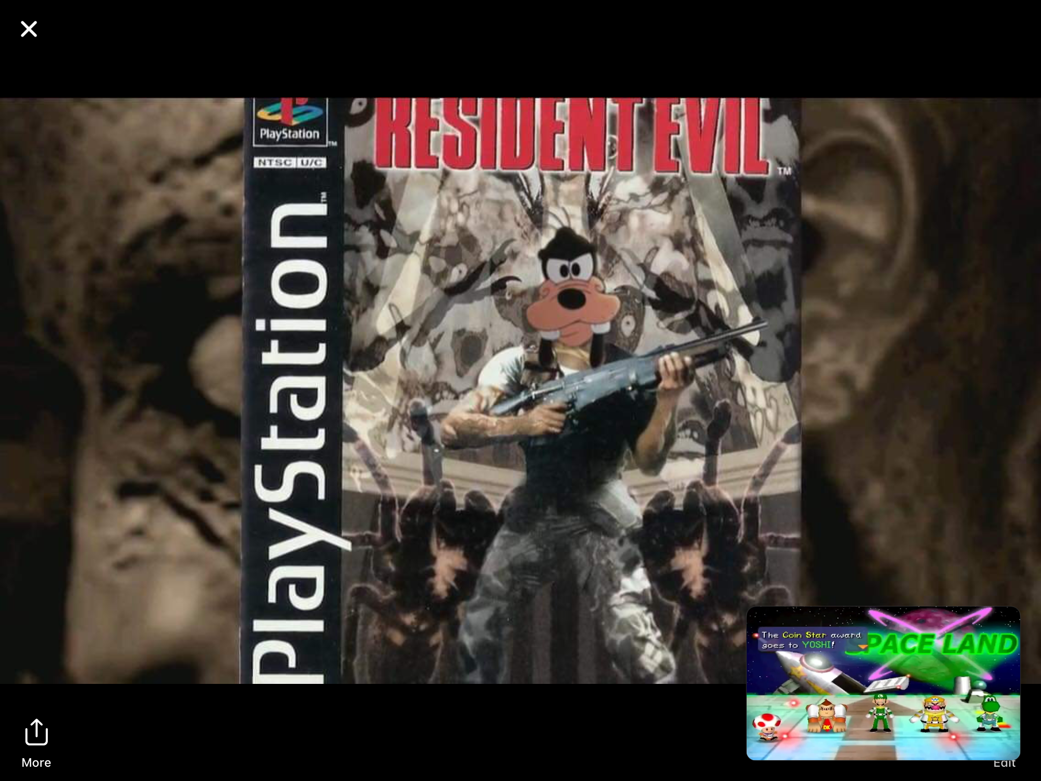 High Quality GOOFY IN RESIDENT EVIL!!!! Blank Meme Template