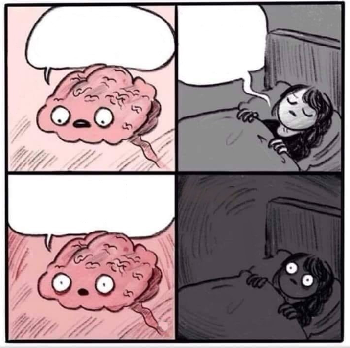Insomnia Brain Blank Meme Template