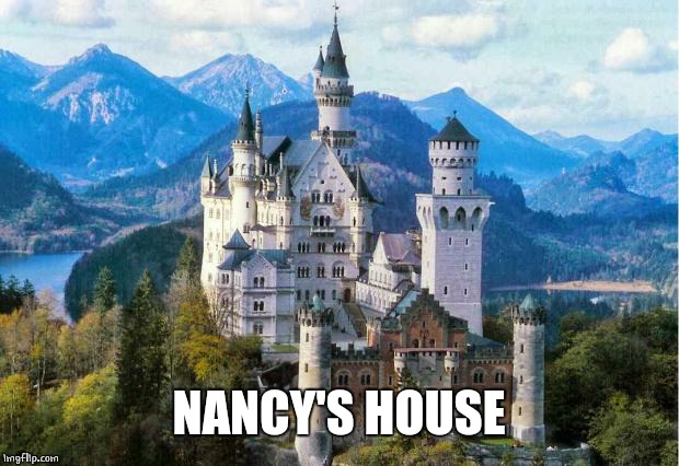 Castle | NANCY'S HOUSE | image tagged in castle | made w/ Imgflip meme maker