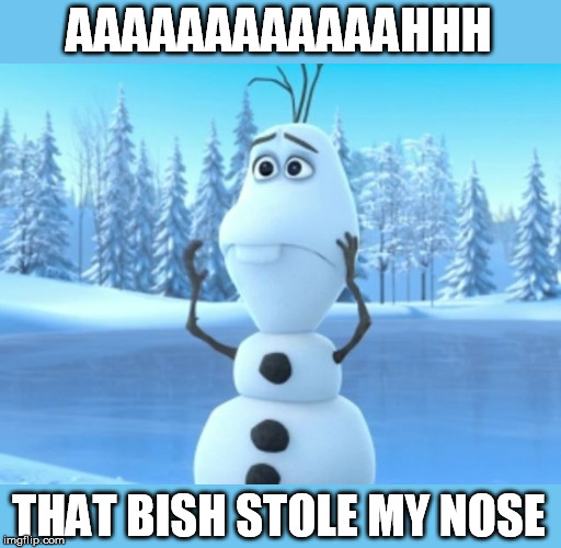 AAAAAAAAAAAAHHH THAT BISH STOLE MY NOSE | made w/ Imgflip meme maker