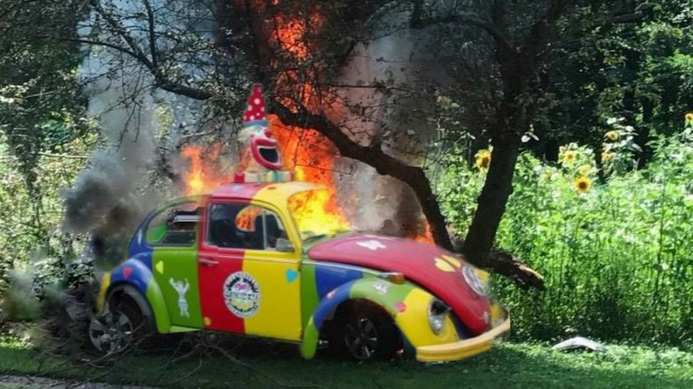 Clown Car crash Blank Meme Template