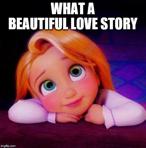 Dreamy | WHAT A BEAUTIFUL LOVE STORY | image tagged in dreamy | made w/ Imgflip meme maker
