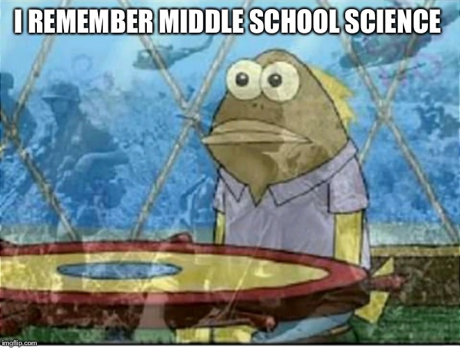 Flashbacks | I REMEMBER MIDDLE SCHOOL SCIENCE | image tagged in flashbacks | made w/ Imgflip meme maker