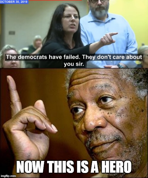 MAYBE THIS LADY IS WHY "BETO" DROPPED OUT | NOW THIS IS A HERO | image tagged in this morgan freeman,beto | made w/ Imgflip meme maker