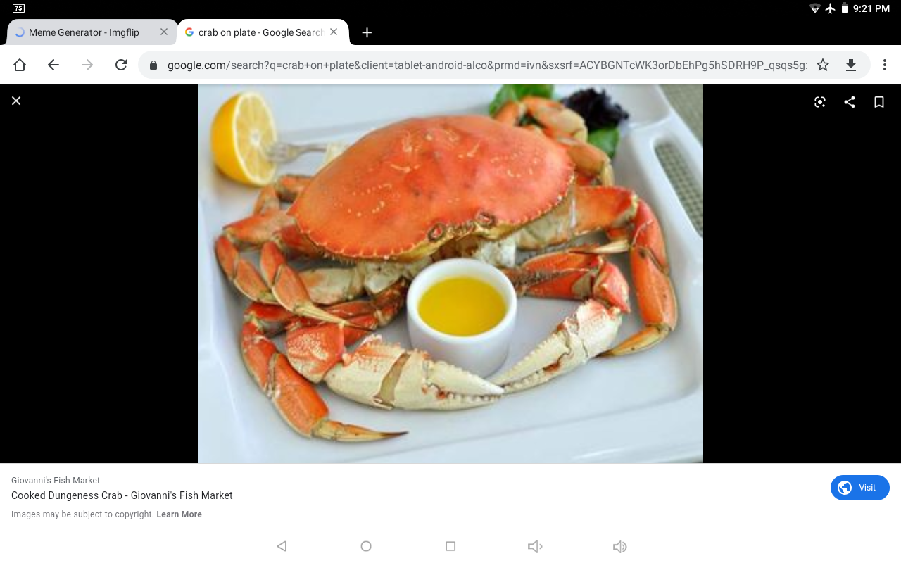 High Quality Mr. Krabs On The Dinner Plate Blank Meme Template