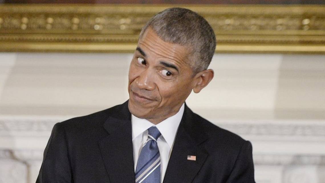 High Quality Obama Looking to say umm Blank Meme Template