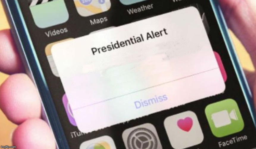 Presidential Alert Meme | image tagged in memes,presidential alert | made w/ Imgflip meme maker