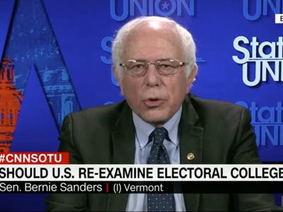 Bernie electoral Blank Meme Template