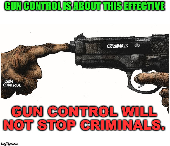 Gun control does not work | GUN CONTROL IS ABOUT THIS EFFECTIVE; GUN CONTROL WILL NOT STOP CRIMINALS. | image tagged in gun control,2nd amendment | made w/ Imgflip meme maker