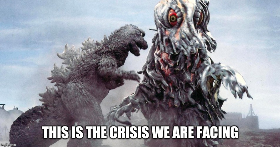 THIS IS THE CRISIS WE ARE FACING | image tagged in pollution | made w/ Imgflip meme maker