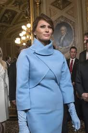 Melania blue Blank Meme Template