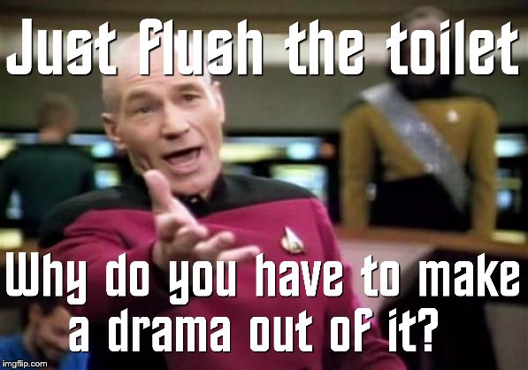 WHO TOOK A DUMP AND FERGOT TO FLUSH?‼ | image tagged in memes,picard wtf,family,parents,scumbag parents,siblings | made w/ Imgflip meme maker