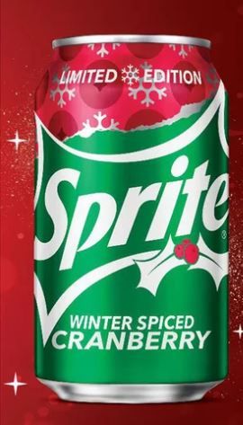 Sprite winter sliced cranberry Blank Meme Template