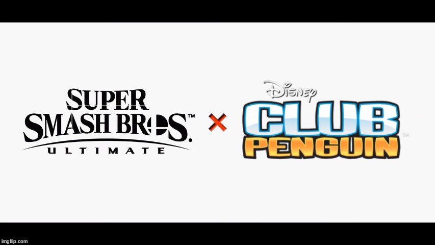 Super Smash Bros X Club Penguin | image tagged in super smash bros ultimate x blank | made w/ Imgflip meme maker