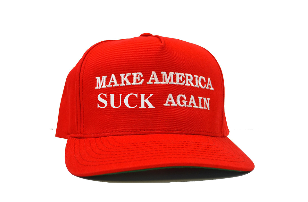 Make America suck again cap Blank Meme Template