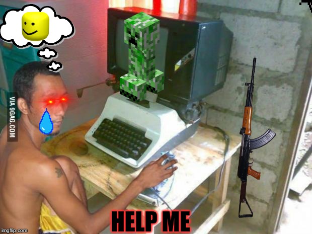 help me life | HELP ME | image tagged in busy gaming on computer | made w/ Imgflip meme maker