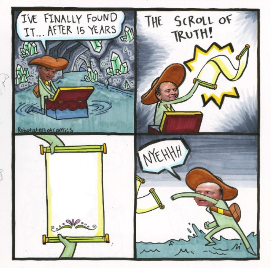 The Scroll Of Truth Blank Meme Template