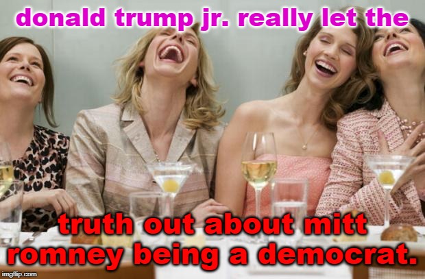 and those silly socialist rich utahns  thought an east coast tax and spend globalist would act better. | donald trump jr. really let the; truth out about mitt romney being a democrat. | image tagged in r i n o s,commie democrats,government corruption,mitt romney,donald trump jr,meme pie | made w/ Imgflip meme maker