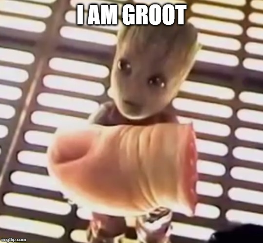 Groot Toe | I AM GROOT | image tagged in groot toe | made w/ Imgflip meme maker